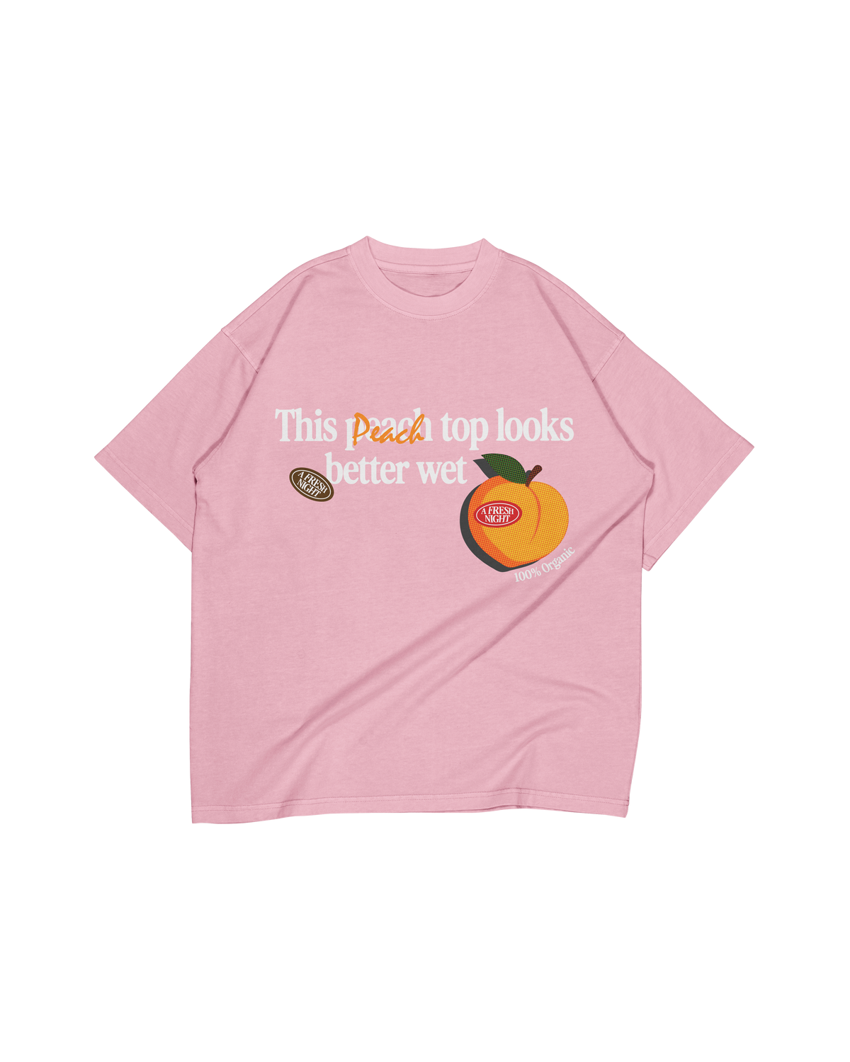 Fearless bloom Peach t-shirt