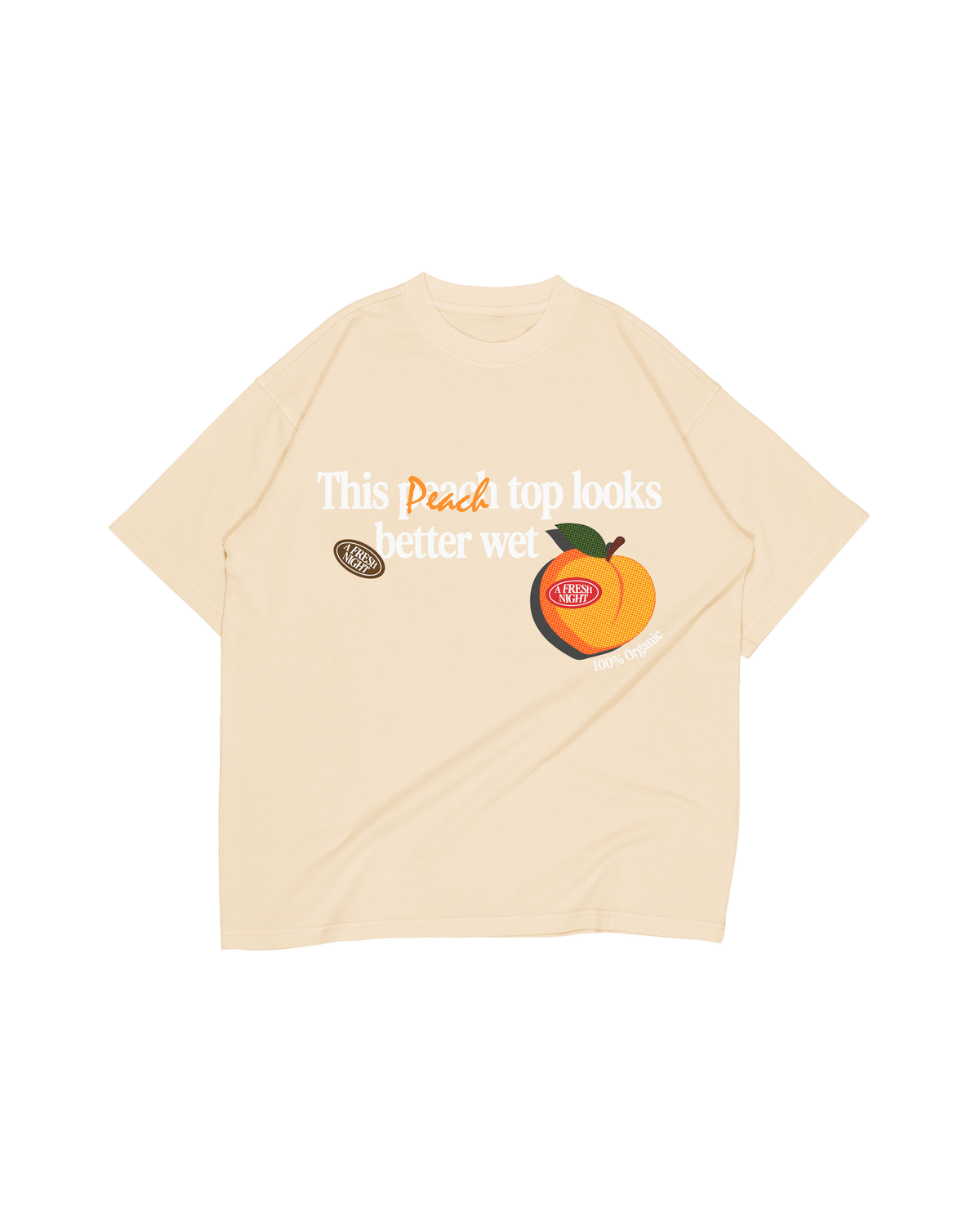 Fearless bloom Peach t-shirt
